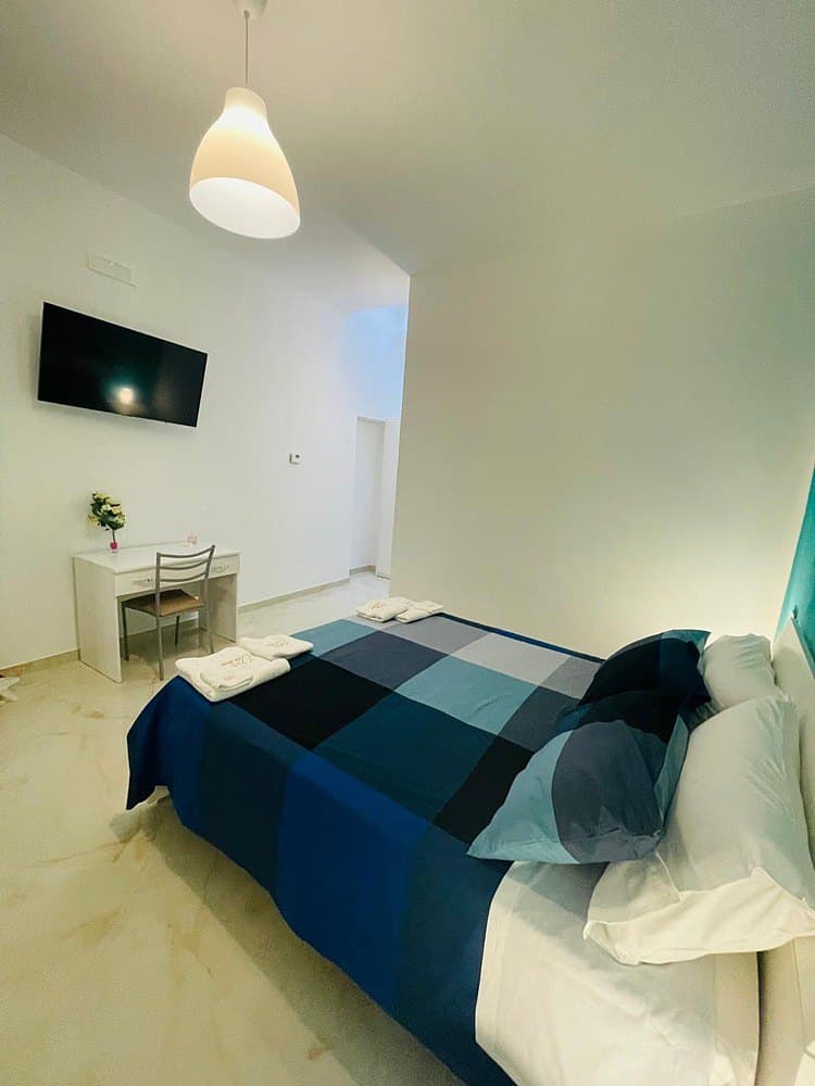 Il letto e il televisore